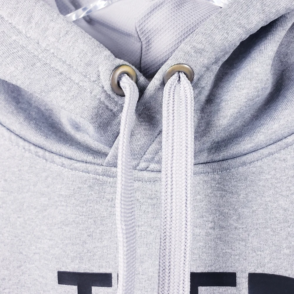 The North Face Men's‎ Medium Surgent Hoodie Grey Heather Hooded Sweatshirt Logo